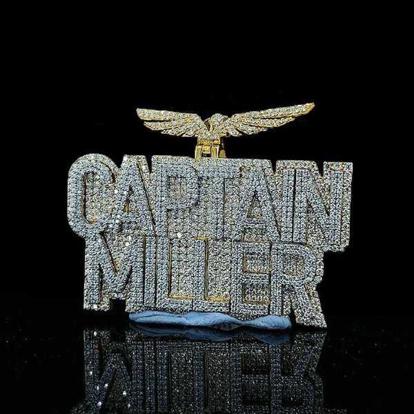 Custom Letter Moissanite Iced Out Hip Hop Pendant