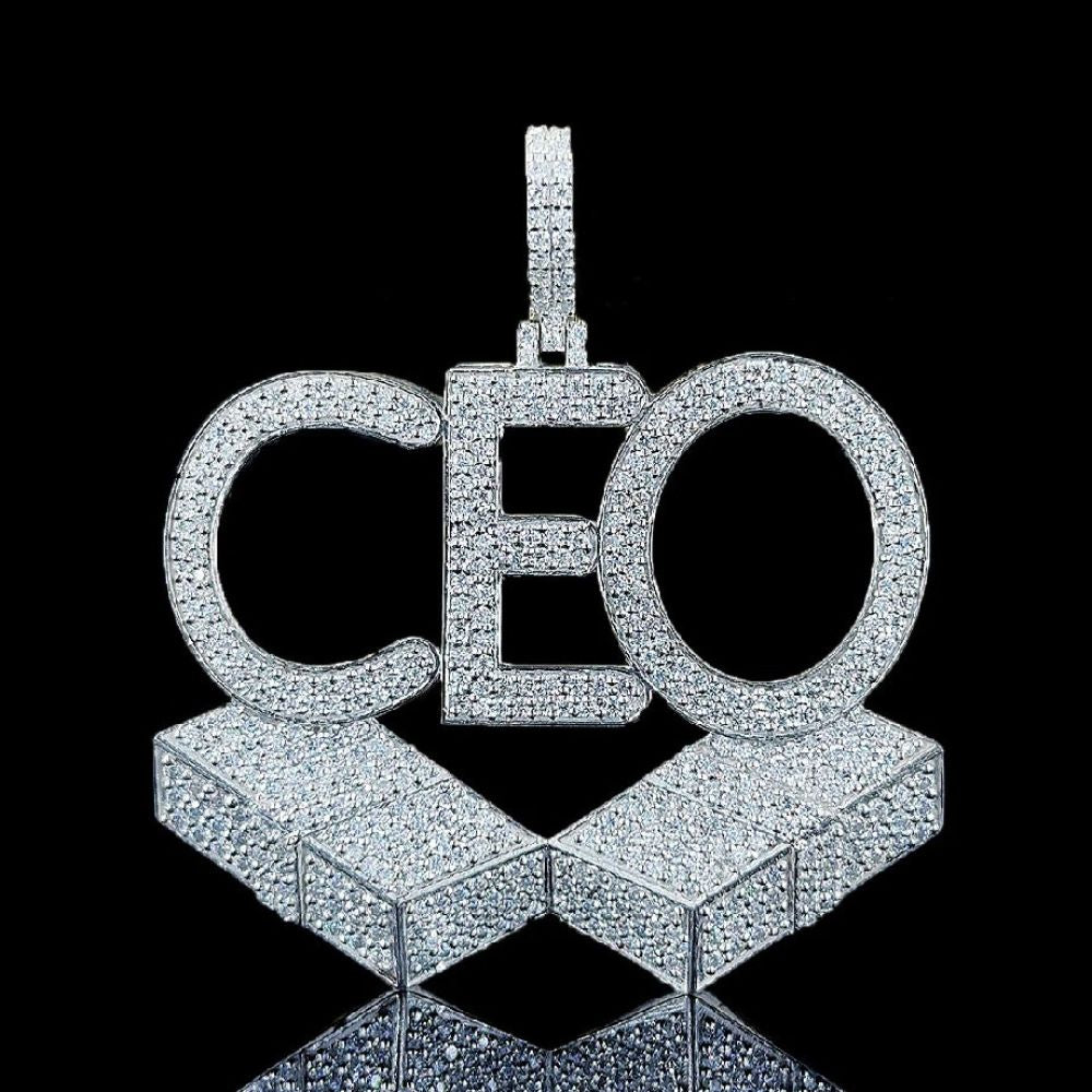 Moissanite Iced Out CEO Custom Letter Hip Hop Pendant