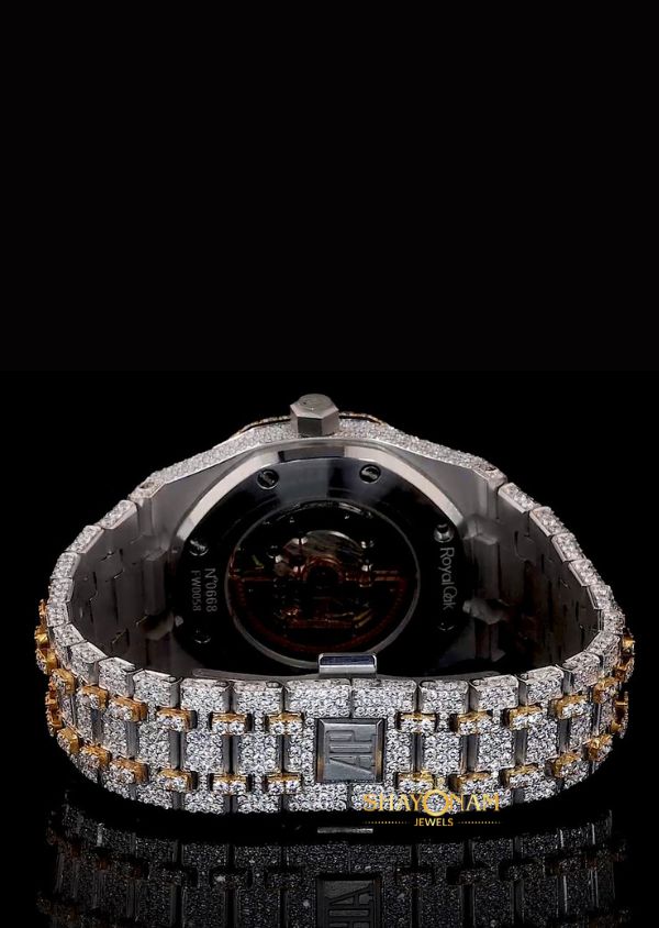 Iced Out Moissanite Diamond Hip Hop Luxury Watch For Men's