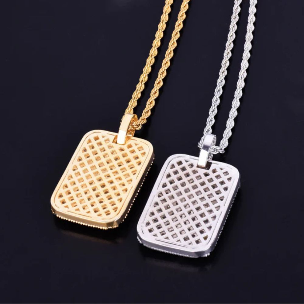 Lab Grown Diamond Round Cut Iced Out Hip Hop Pendant