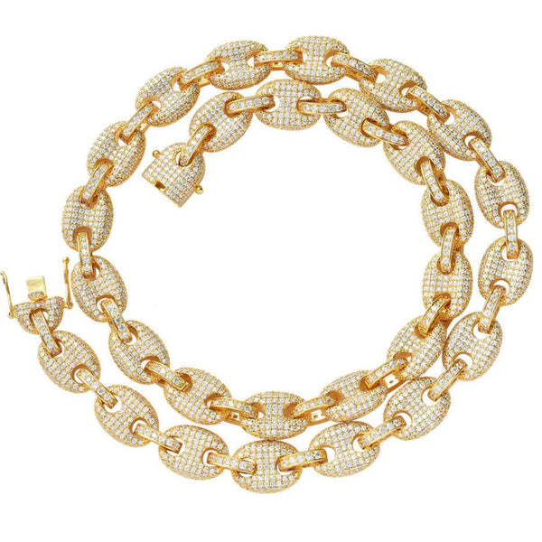 Moissanite Iced Out Unique Link Hip Hop Chain