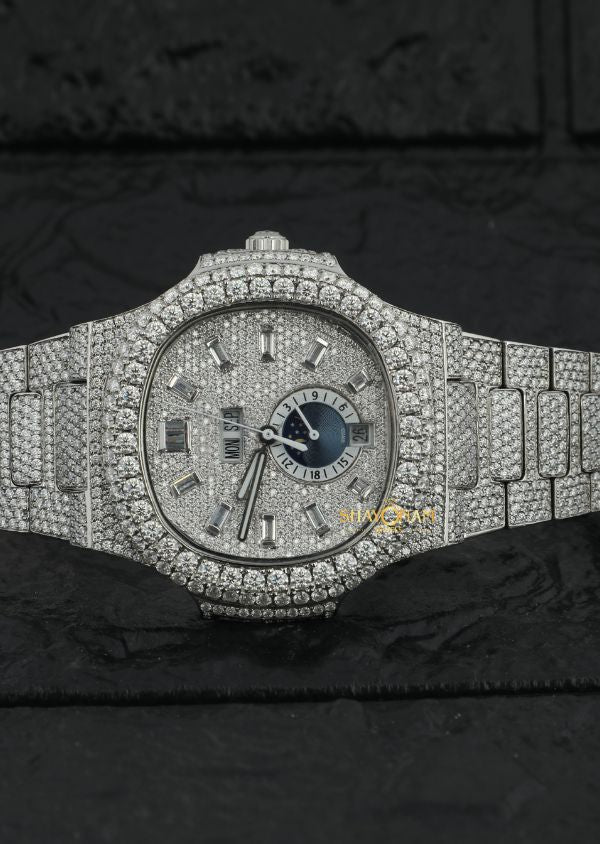 Iced Out Moissanite Diamond Men's Watches