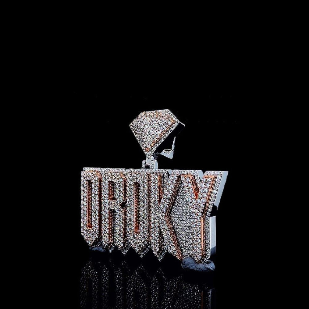 Iced Out Moissanite Diamond Dorky Hip Hop Pendant