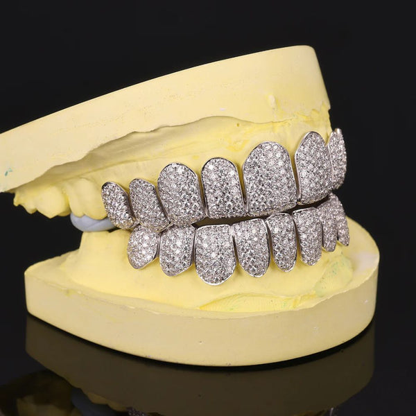 VVS1 Moissanite Diamond Iced Out Hip Hop Grillz
