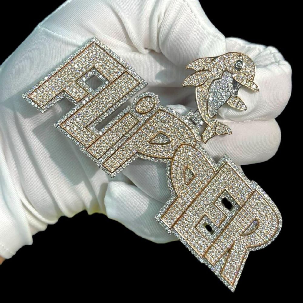 Moissanite Diamond Iced Out Awesome Hip Hop Pendant