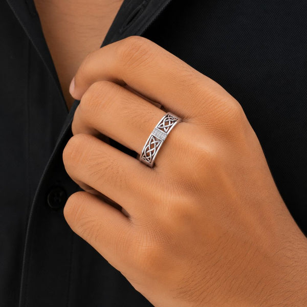 Princess Cut Channel Set Lab Grown Diamond Wedding Band
