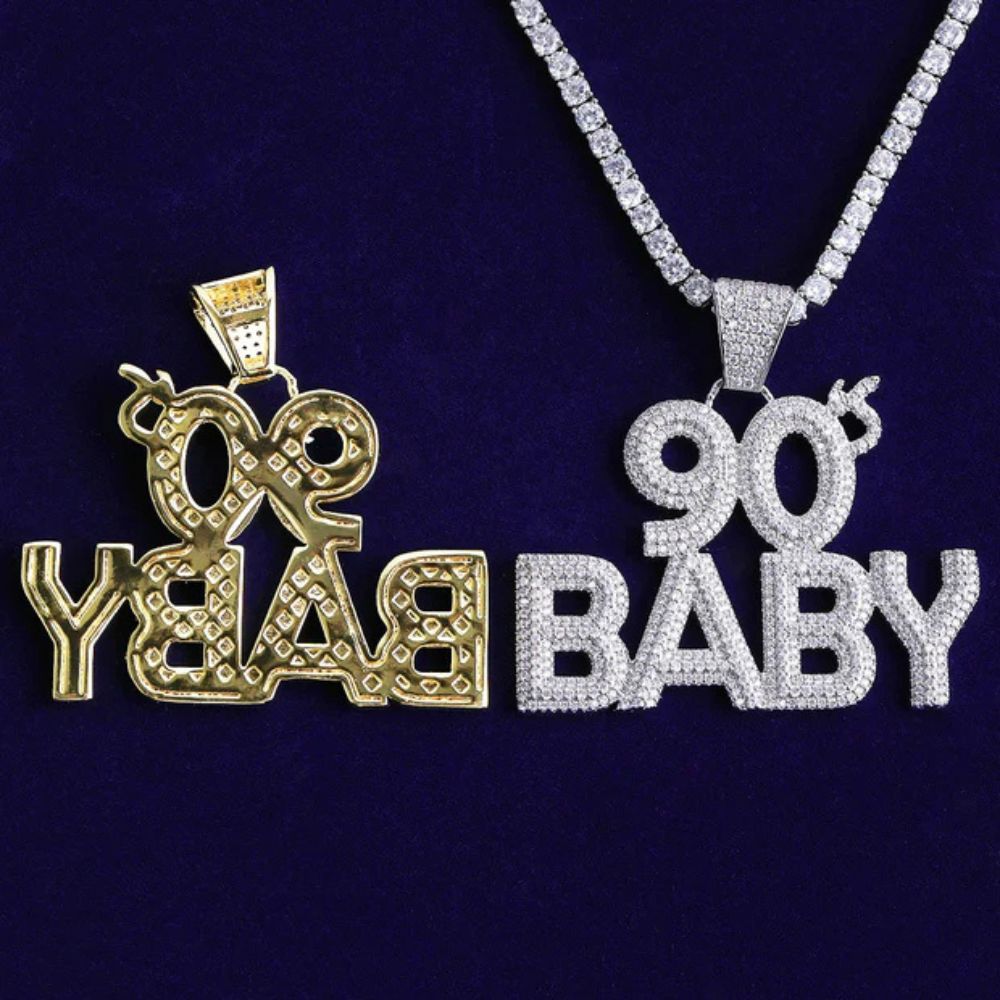 Lab Grown Diamond Round Cut Hip Hop Pendant