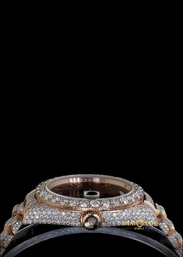 Moissanite Diamond Iced Out Hip Hop Watch For Him