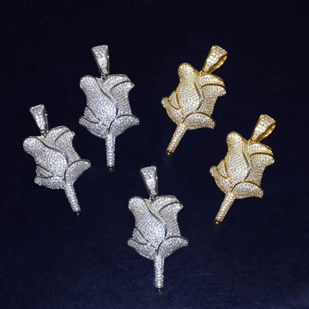 Lab Grown Diamond Round Cut hip Hop Pendant For Men