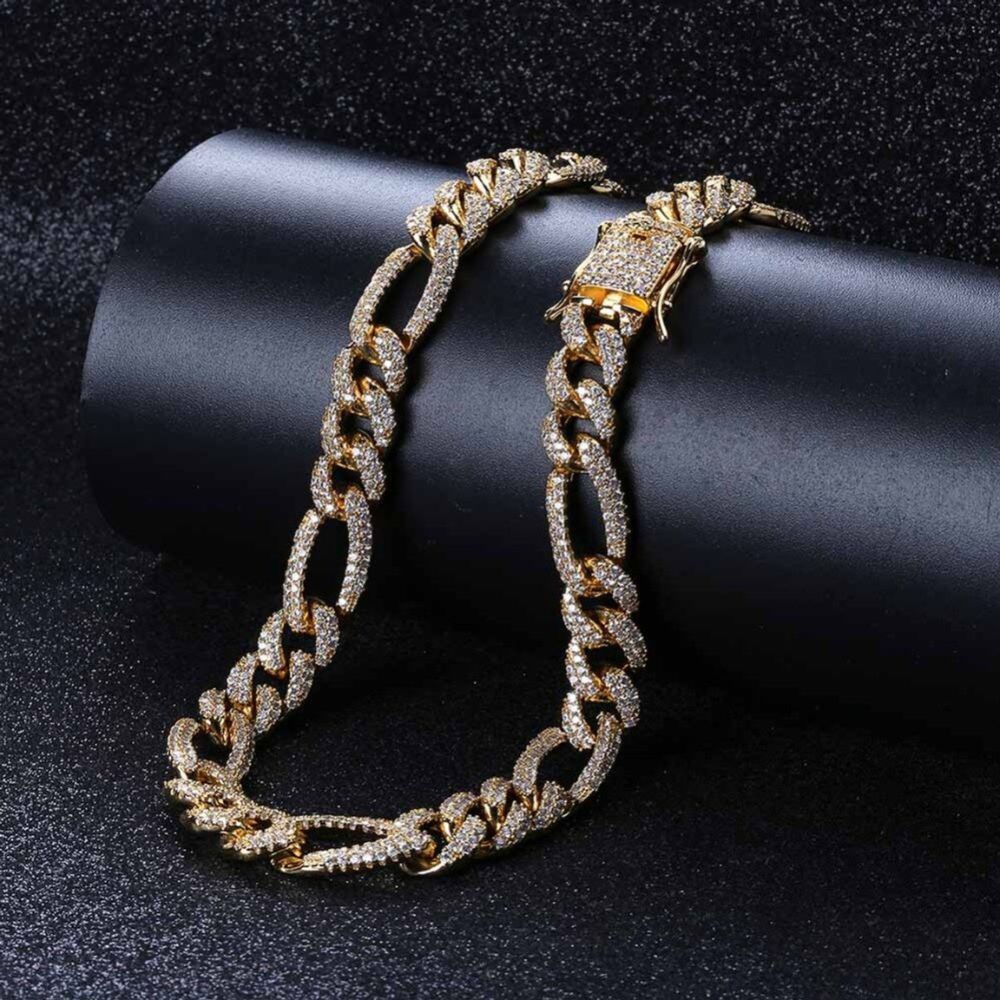 Round Cut Lab Grown Diamond Iced Out Hip Hop Chain