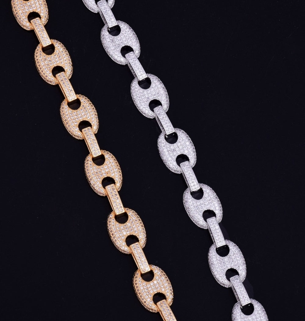 Colorless Moissanite Iced Out Men's Hip Hop Bracelet