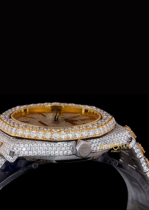 Iced Out Moissanite Diamond Hip Hop Luxury Watch For Men's