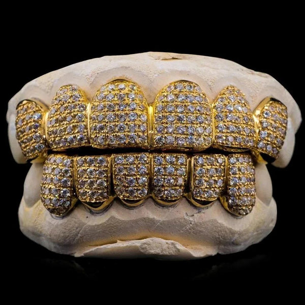 Iced Out Moissanite Hip Hop Grillz For Him