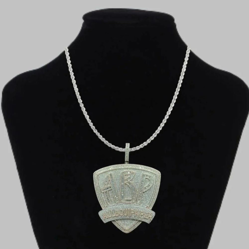 Iced Out Moissanite All Bout Paper Hip Hop Pendant For Him