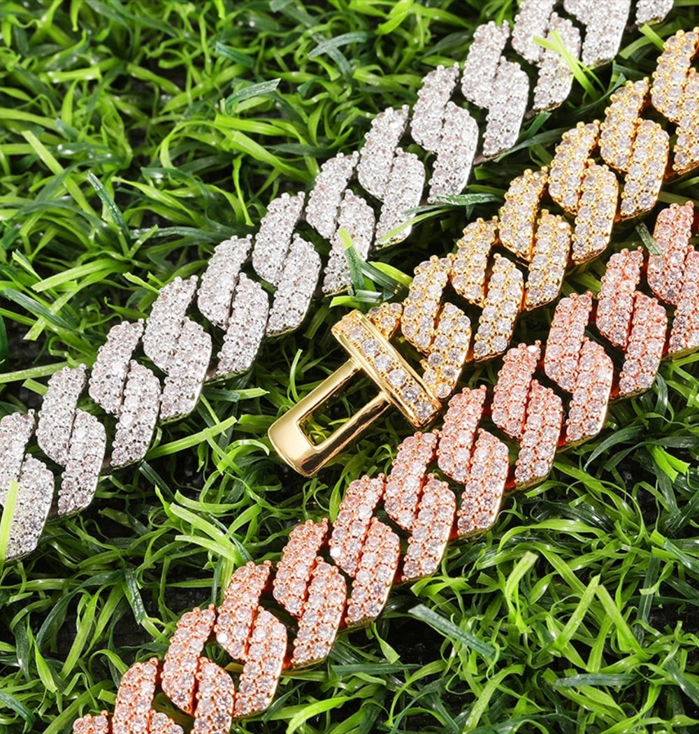 Colorless Moissanite Round Cut Pave Set Hip Hop Bracelet