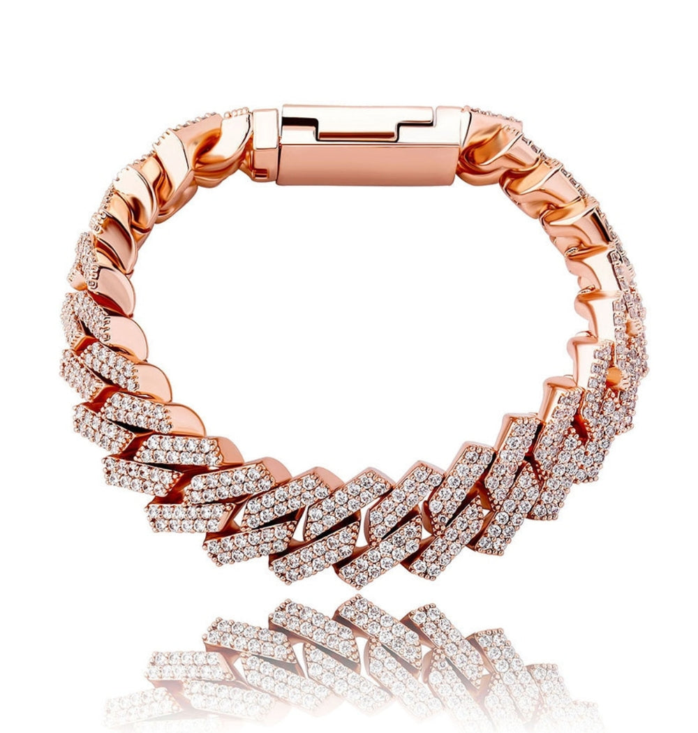Moissanite Iced Out Classic Hip Hop Bracelet