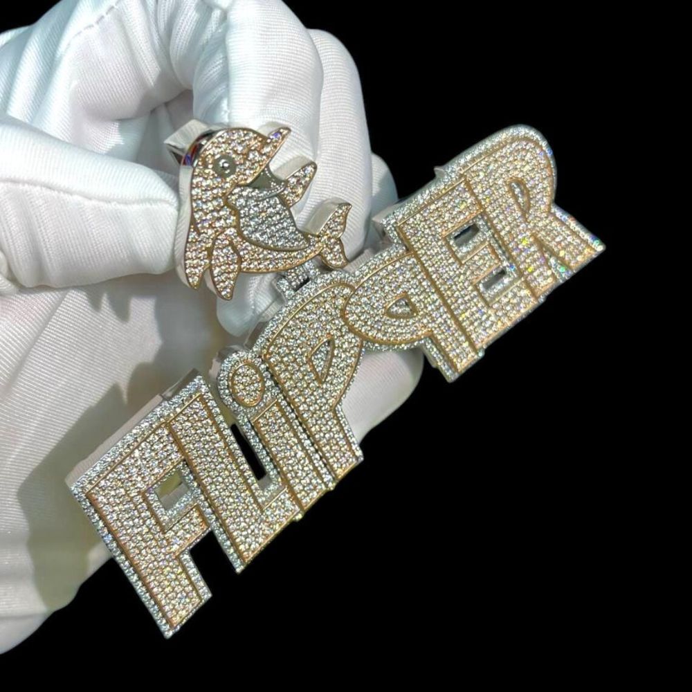 Moissanite Diamond Iced Out Awesome Hip Hop Pendant