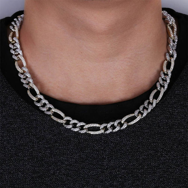 Round Cut Lab Grown Diamond Iced Out Hip Hop Chain