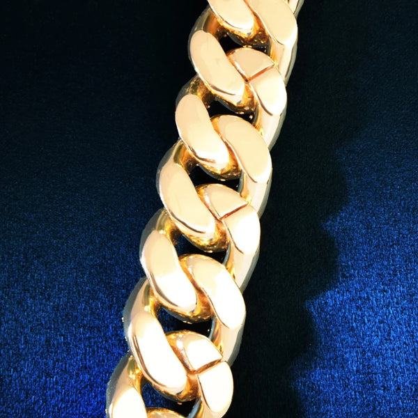 Baguette Cut Iced Out Moissanite Cuban Bracelets