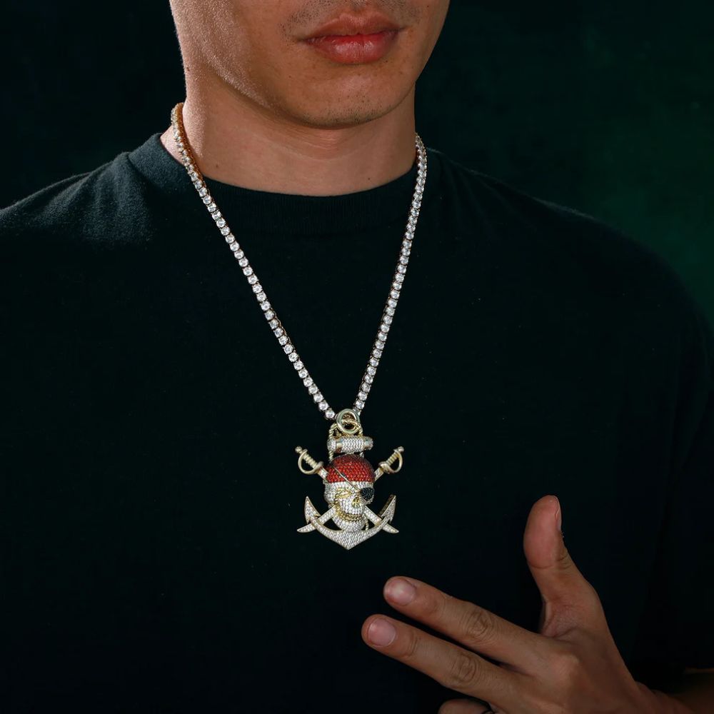 Moissanite Diamond Skull Hip Hop Pendant