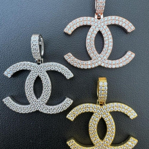 VVS1 Moissanite Diamond Iced Out CC Rapper Style Hip Hop Pendant