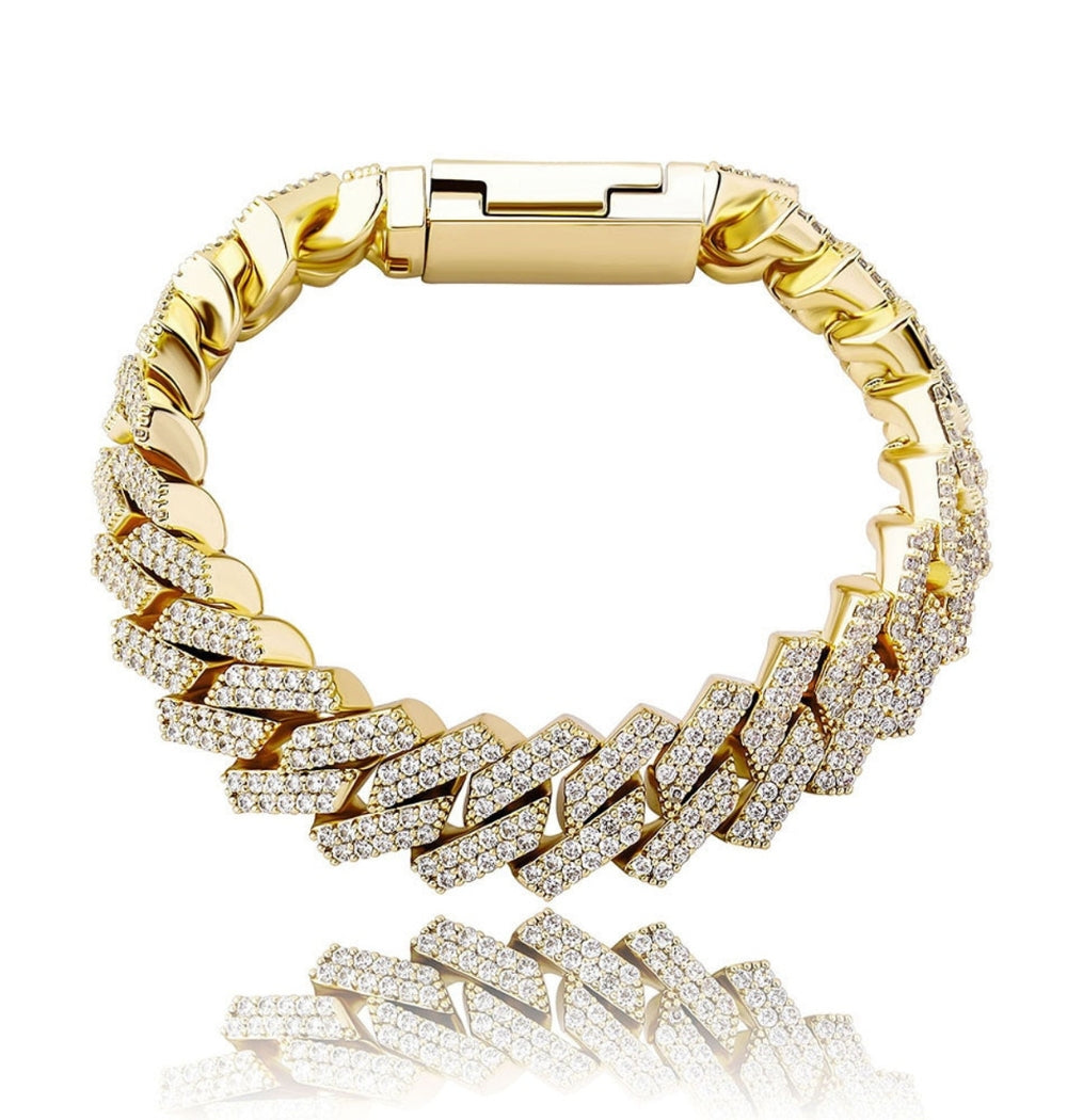 Moissanite Iced Out Classic Hip Hop Bracelet