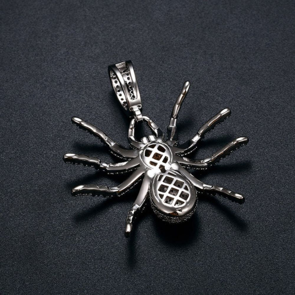 Iced Out Moissanite Spider Hip Hop Pendant