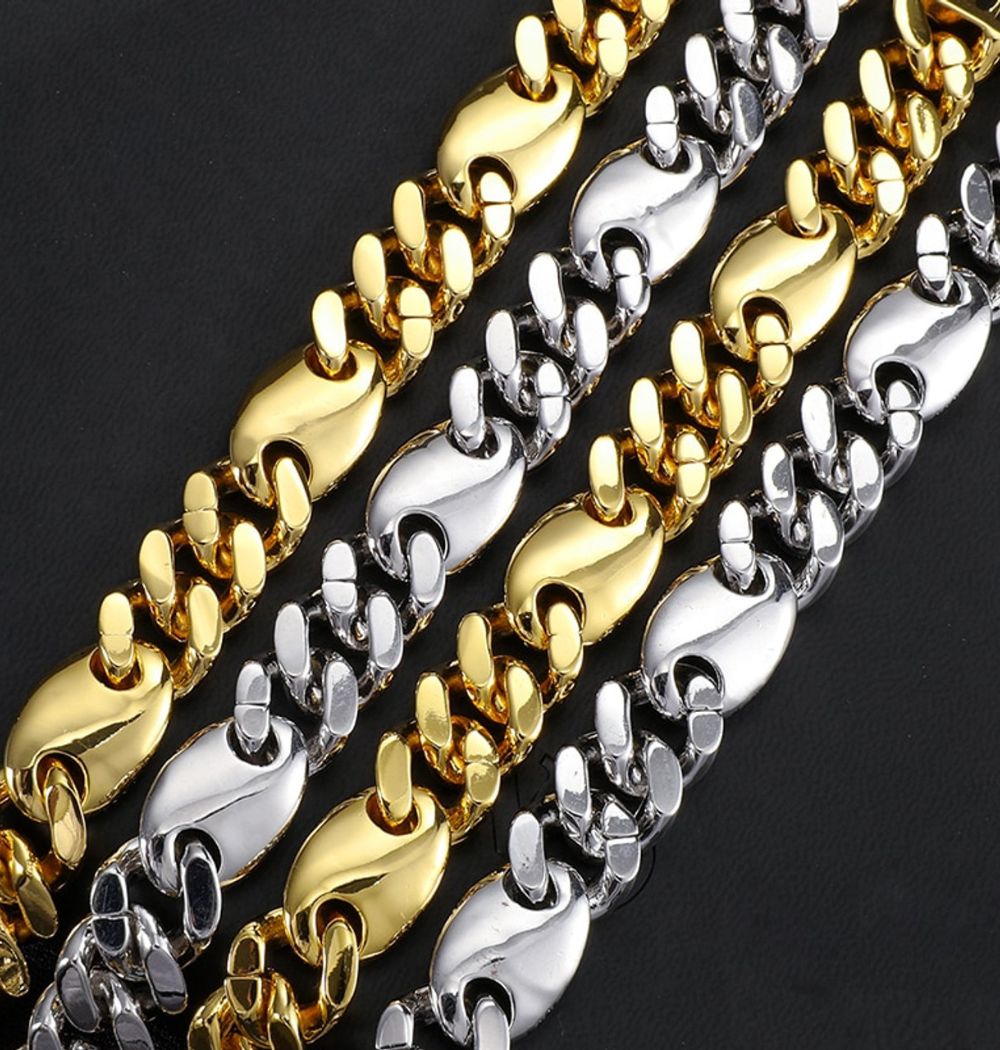 Lab Grown Diamond Round Cut Iced Out Men's Chain