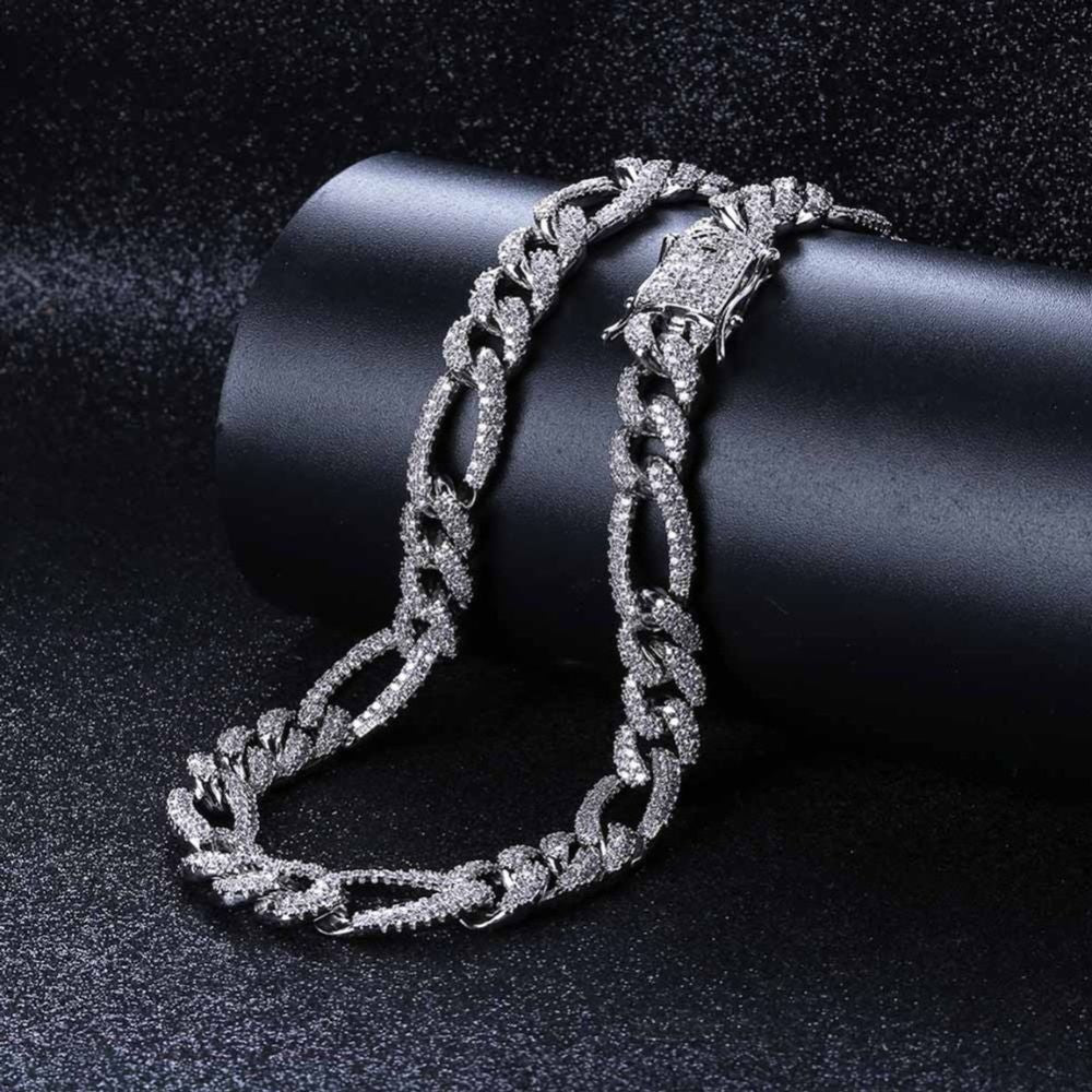 Round Cut Lab Grown Diamond Iced Out Hip Hop Chain