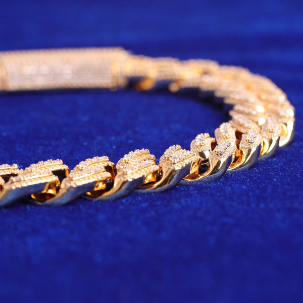 Round Cut Miami Link Lab Grown Diamond Chain For Men