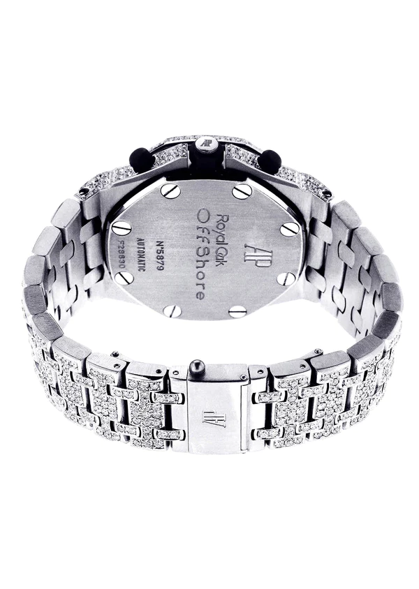 Luxury AP Watch with iced out Moissanite Diamond