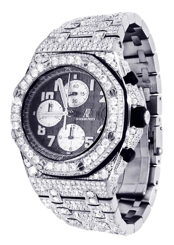 Full Luxury Watch, Hip Hop Watches For Man, Gift For Him, Iced Out Watches with Moissanite