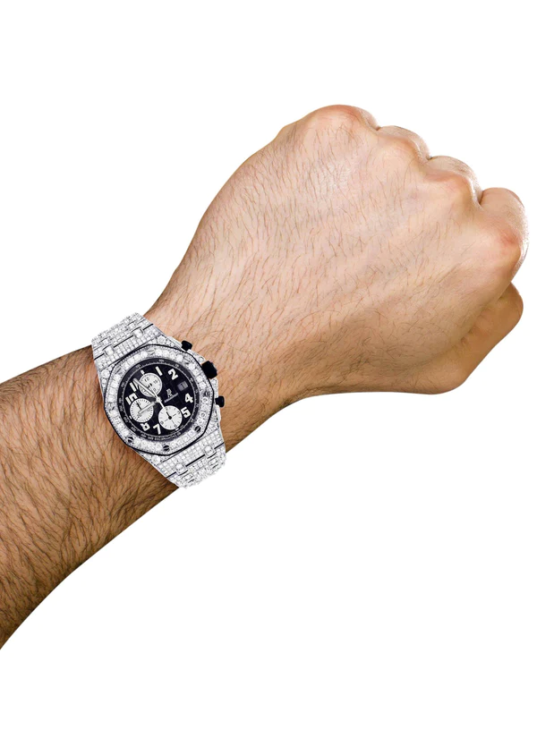 Full Luxury Watch, Hip Hop Watches For Man, Gift For Him, Iced Out Watches with Moissanite