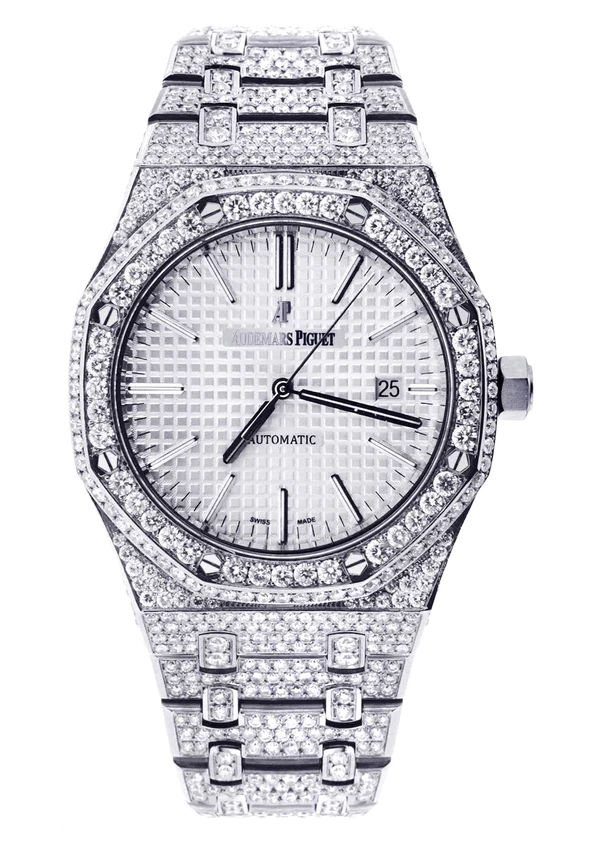 Moissanite Full Iced Out Hip Hop Watch, AP Men's Watch