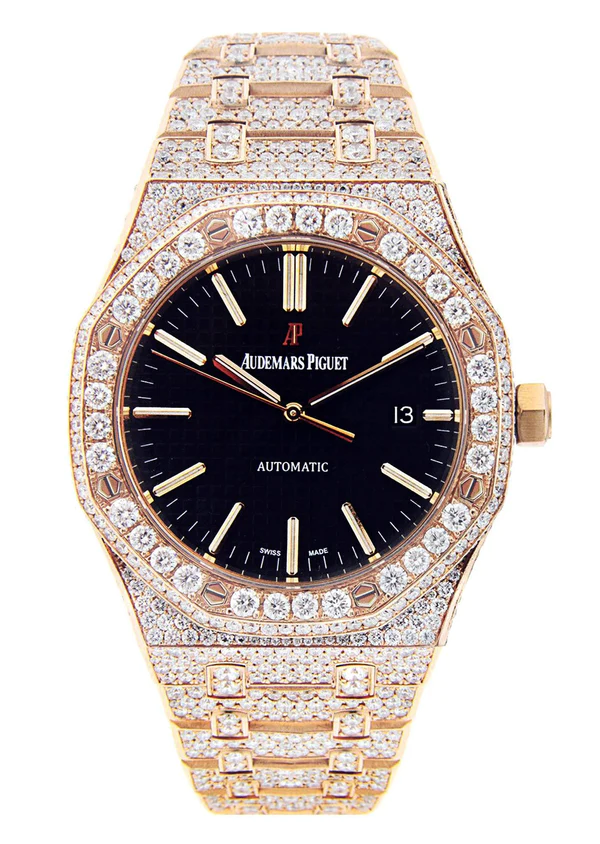 Moissanite Diamond Watch Personalized AP Watch for Men