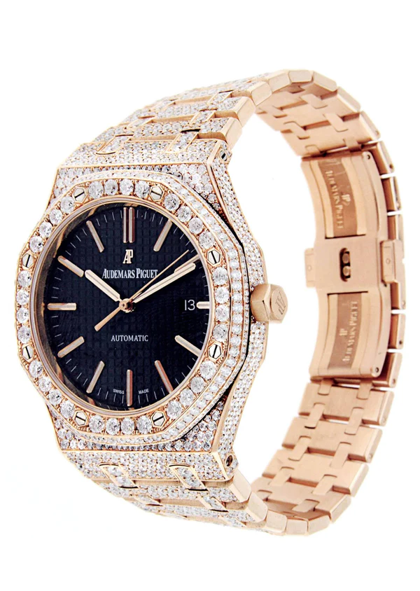 Moissanite Diamond Watch Personalized AP Watch for Men