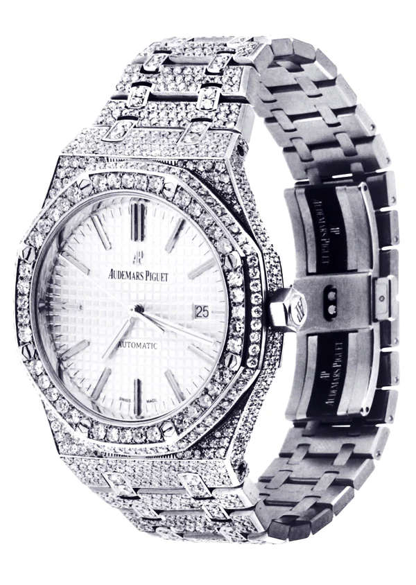 Moissanite Full Iced Out Hip Hop Watch, AP Men's Watch