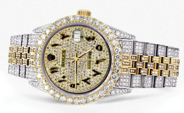 Hip Hop Luxury Watches For Men, Iced Out Moissanite Diamond Watch