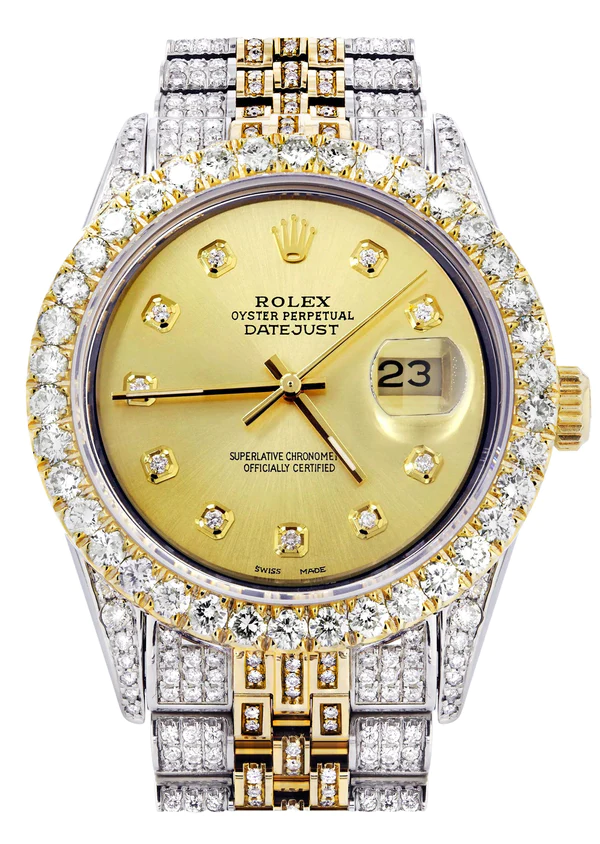 Iced Out Luxury Designed Watch, Handmade Stainless Steel Moissanite Watches