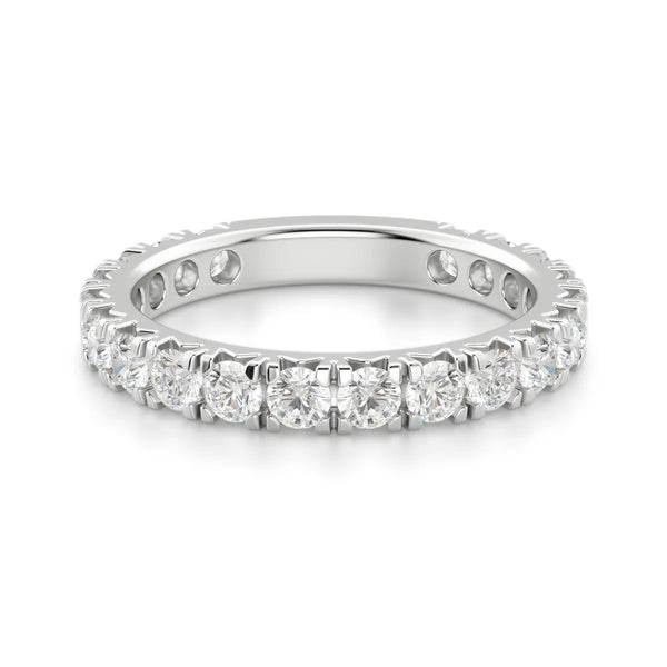 Round Cut Moissanite Diamond Bridal Ring