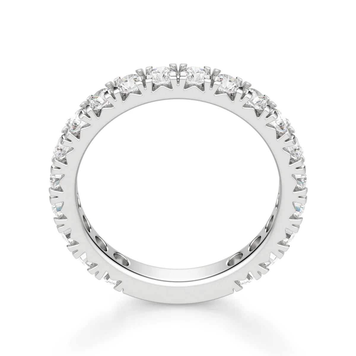 Round Cut Moissanite Diamond Bridal Ring