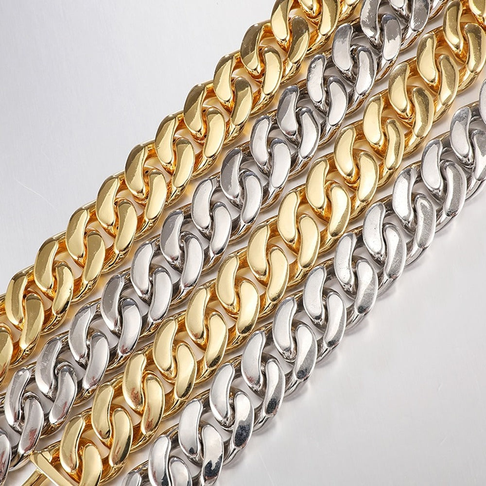 Iced Out Moissanite Unique Cuban Link Hip Hop Necklace