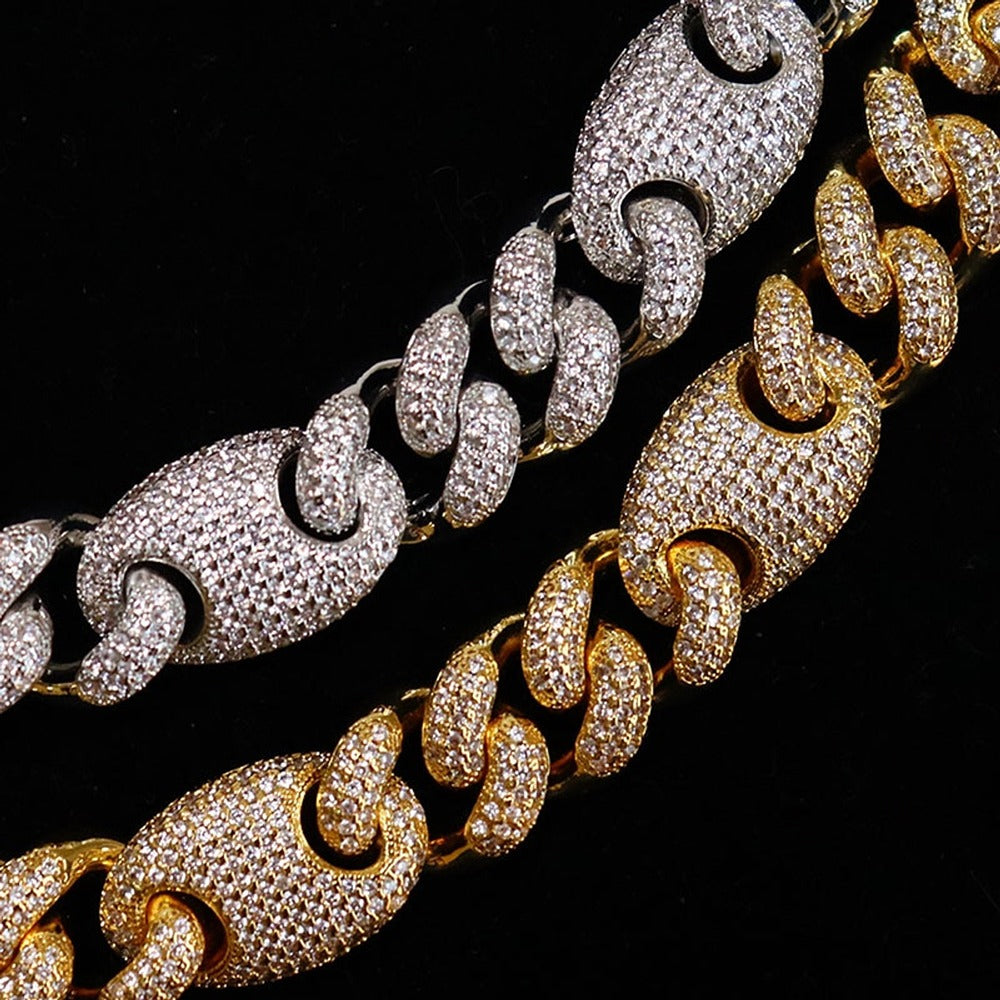 Iced Out Moissanite Luxury Cuban Link Chain