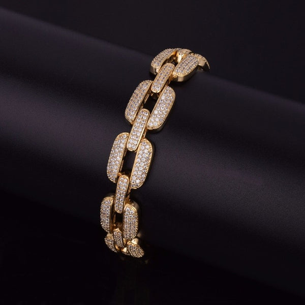 VVS1 Moissanite Iced Out Hip Hop Bracelet