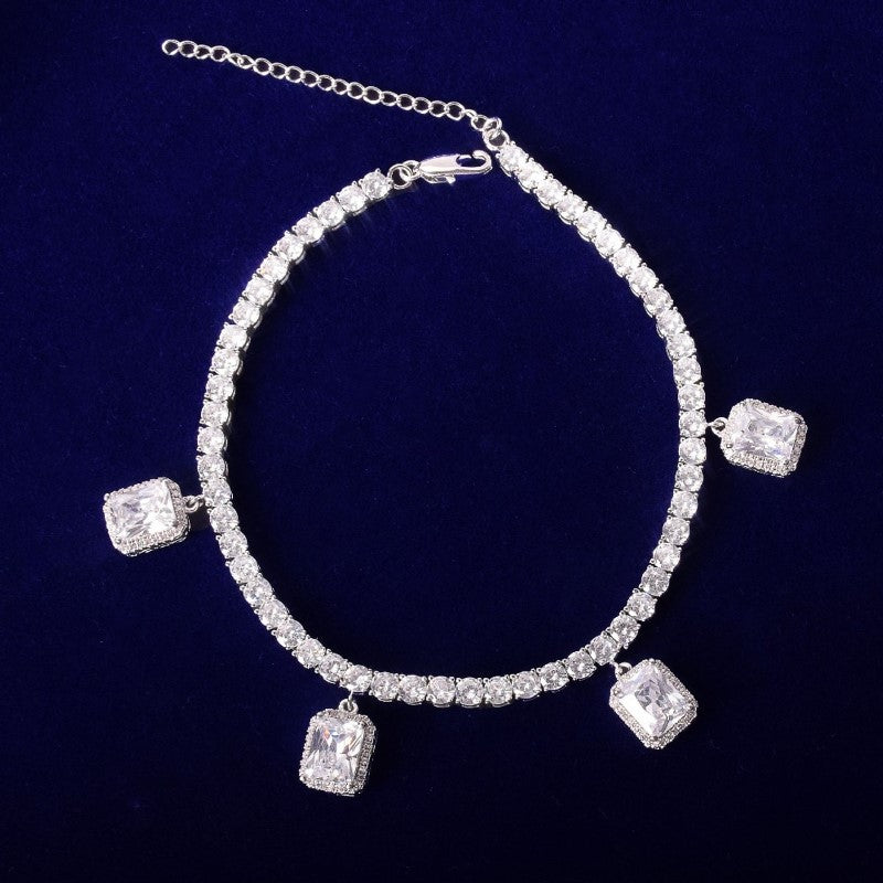 Moissanite Diamond Tennis Bracelet for Women's