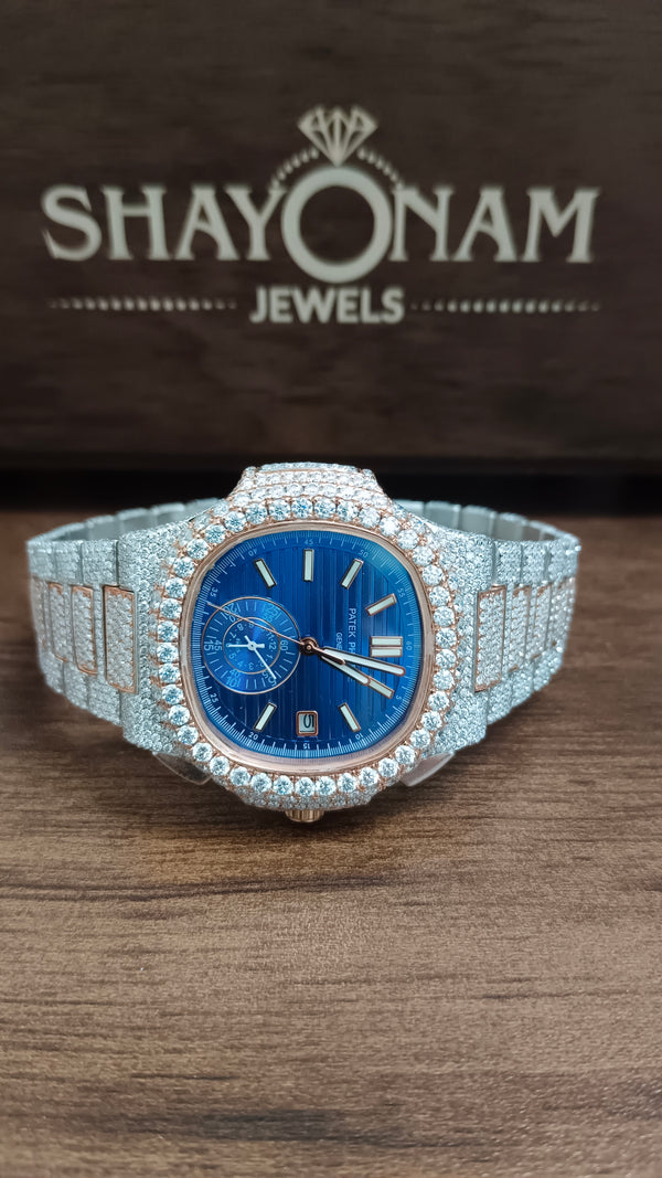 Handmade Customized Moissanite Diamond Luxury Watch