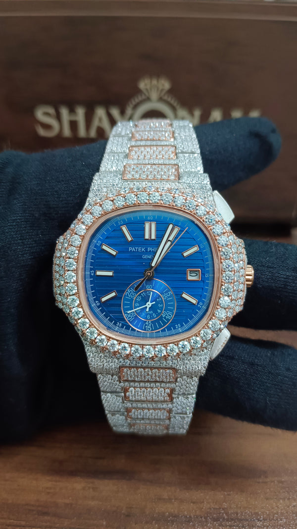 Handmade Customized Moissanite Diamond Luxury Watch