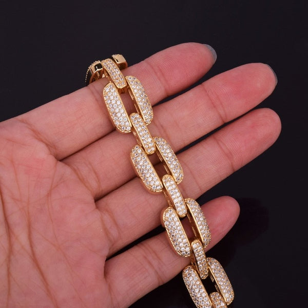 VVS1 Moissanite Iced Out Hip Hop Bracelet