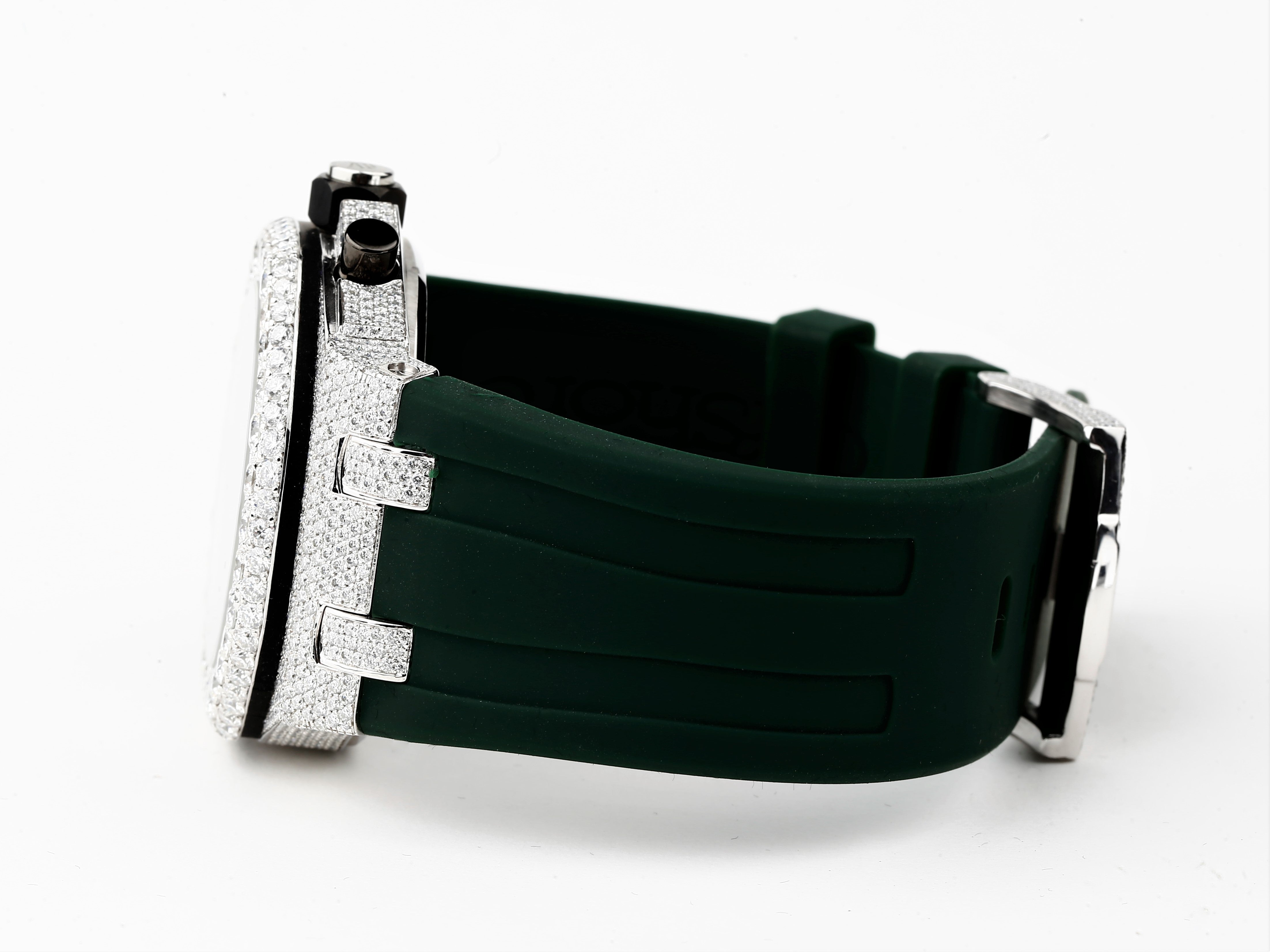 Leather Belt AP Diamond Watches For Men's