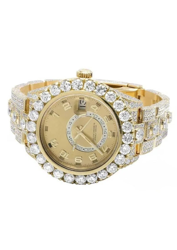 Iced Out Rolex Moissanite Diamond Customized Watch